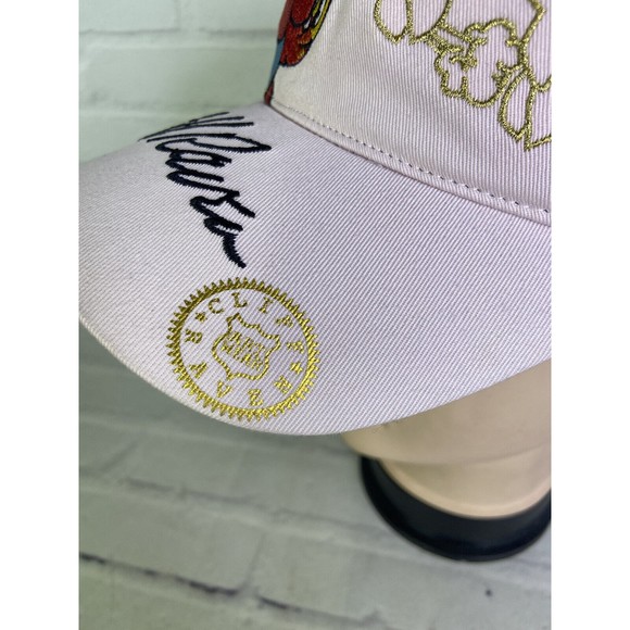 Cliff Raven Artwear Devil Ed Hardy Tattoo Embroidered Mesh Back Snapback Hat Cap - Picture 3 of 9